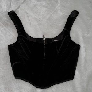 Black Velvet Corset